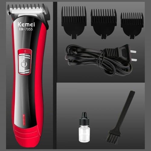 Kemei KM-7055 Rechargeable Hair Clipper & Trimmer For Men