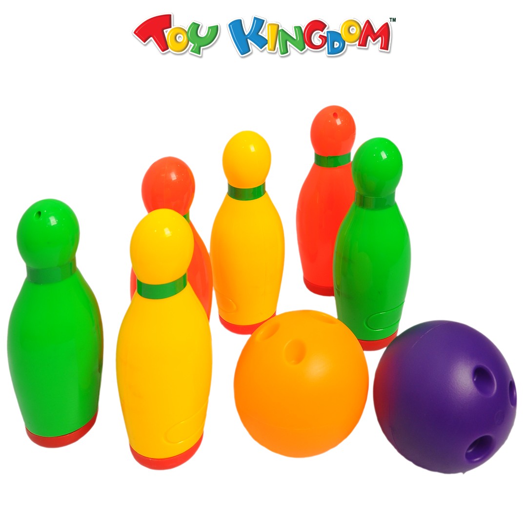 Deluxe Bowling Set Toy For Kids 6 Pins & 2 Balls