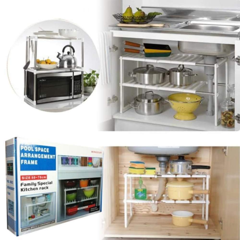 Adjustable Pool Space Arrangement Frame Family Special Kitchen Rack