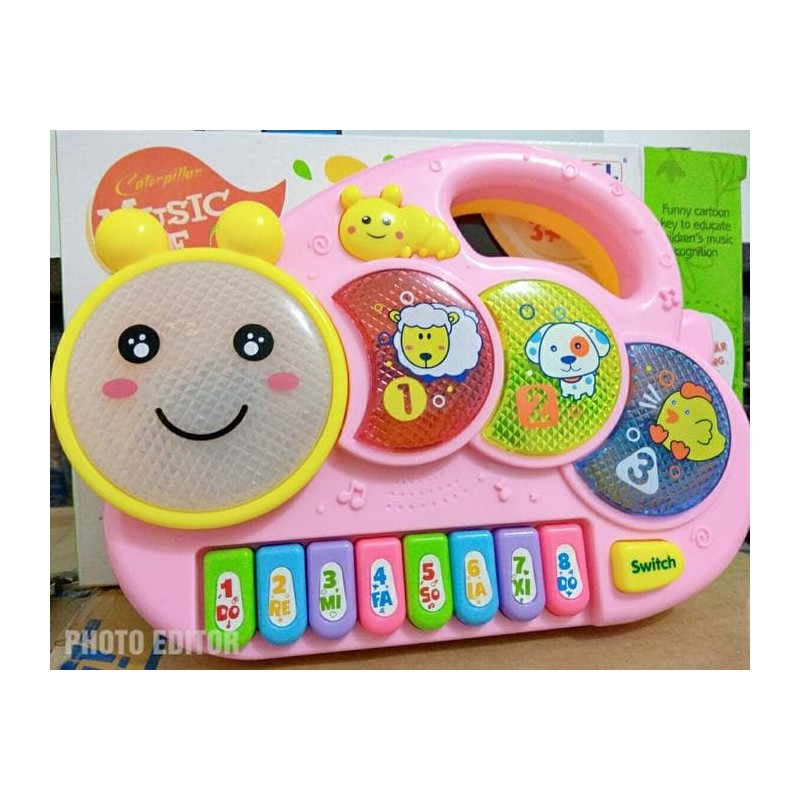 Caterpillar Music Elf Music Instrument Musical Piano Toy For Children